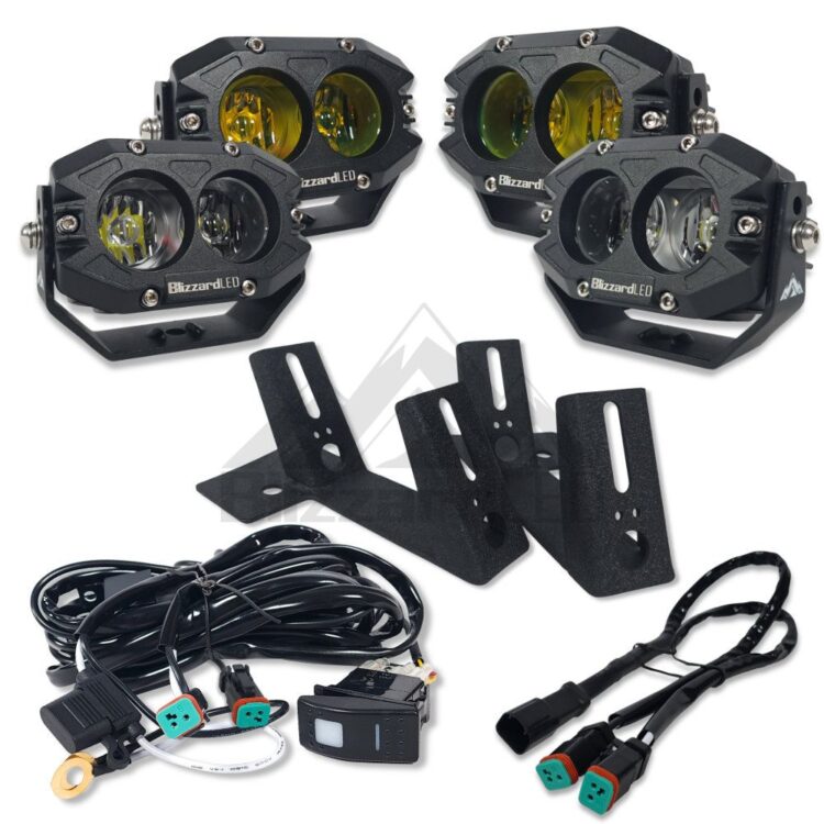 2007-2017 Jeep Wrangler JK PERF4030 Dual A-Pillar Kit 2007-2017 Jeep Wrangler JK 4" 120w A-Pillar Dual Pod Light Kit