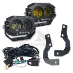 2010-2022 Toyota 4Runner Hood Mount 4" 60w PERF4030 A-Pillar Light Kit