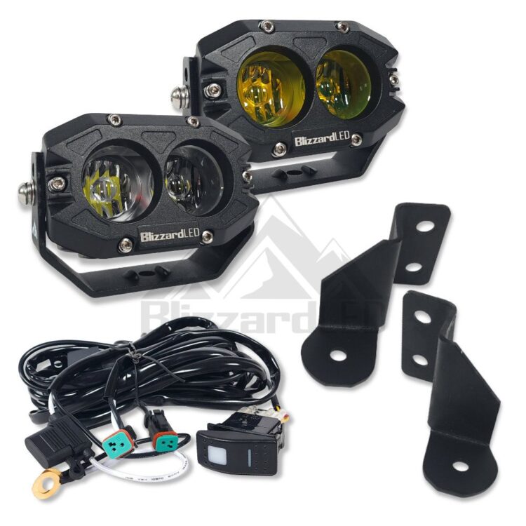 2013-2022 Polaris Ranger PERF4030 A-Pillar Kit 2013-2022 Polaris Ranger 4" 60w PERF4030 A-Pillar Light Kit